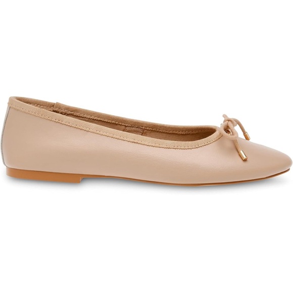 Steve Madden Women's Blossoms Ballet Flat - Natural Leather Size 6 - Picture 4 of 8